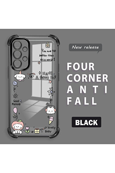 ucuc حافظة حماية من السيليكون الشفاف المتوافقة مع هاتف Samsung Galaxy A13 4G ...