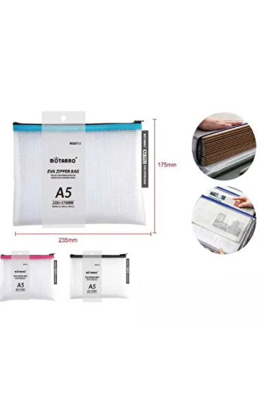 MOTARRO A5 EVA Zipper Bag MQ057-2 – Waterproof File Organizer Pouch for Notes...