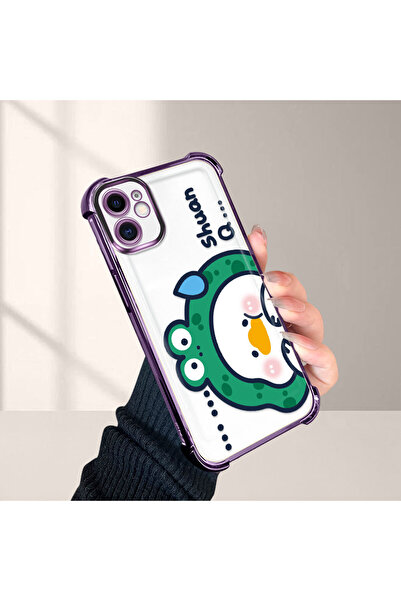 ucuc حافظة حماية من السيليكون الشفاف المتوافقة مع هاتف iPhone 11، كرتونية لطيفة