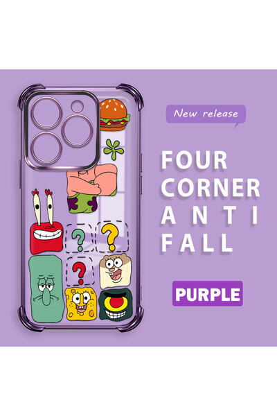 ucuc حافظة حماية من السيليكون الشفاف المتوافقة مع هاتف Infinix Hot 40i، سبونج...