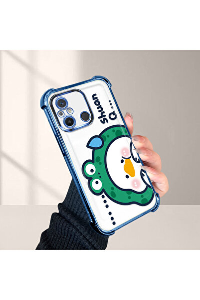 ucuc حافظة حماية من السيليكون الشفاف المتوافقة مع هاتف Redmi 12C، كرتونية لطيفة