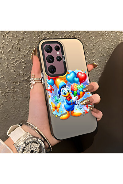 Hontinga حافظة سيليكون رفيعة مقاومة للصدمات بنمط البط المتوافقة مع هاتف سامسو...