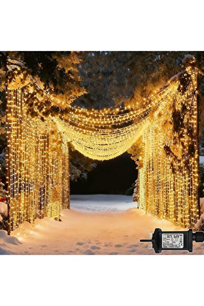 Dekofun 600 LED Κουρτίνα Νεράιδα Φωτάκια, 6μ x 3μ Συνδεόμενα Κρεμαστά Νεράιδα...