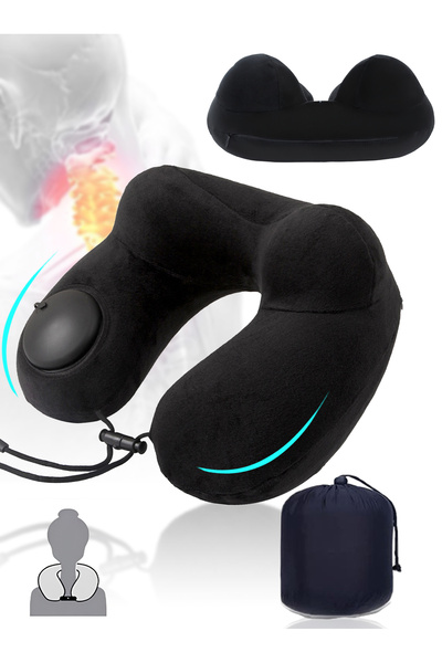 Leon Lifestyle Lion Home Memory Foam Travel Neck Pillow, Comfortable Head Sup...