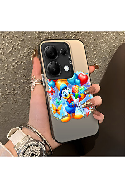 Hontinga حافظة سيليكون رفيعة مقاومة للصدمات بنمط البط متوافقة مع هاتف Poco M6...