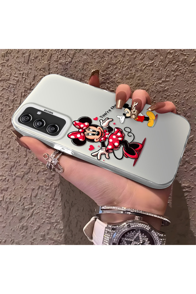 Hontinga حافظة صلبة رفيعة متوافقة مع كاميرا سامسونج جالاكسي A24 بنمط ميني