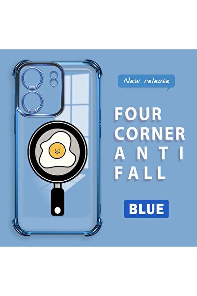 ucuc حافظة حماية من السيليكون الشفاف المتوافقة مع Poco C65 بنمط مموج