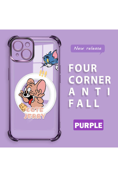 ucuc حافظة حماية من السيليكون الشفاف المتوافقة مع هاتف iPhone 14 Plus من توم ...