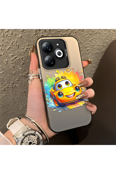 Hontinga Tecno Spark 20C Compatible Toy Car Pattern Shockproof Slim Silicone ...
