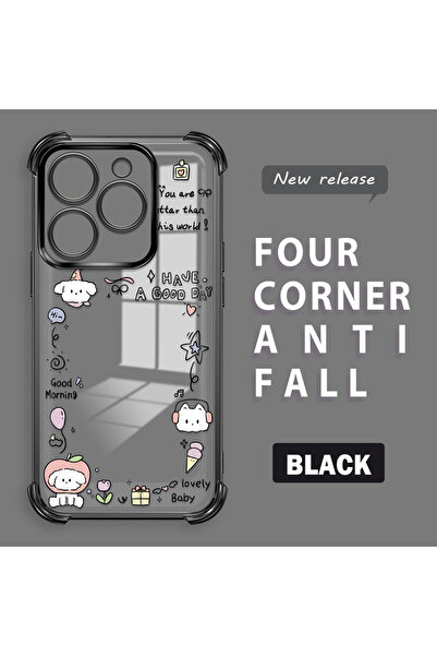 ucuc حافظة حماية من السيليكون الشفاف المتوافقة مع Infinix Smart 8/8 Pro، نمط ...