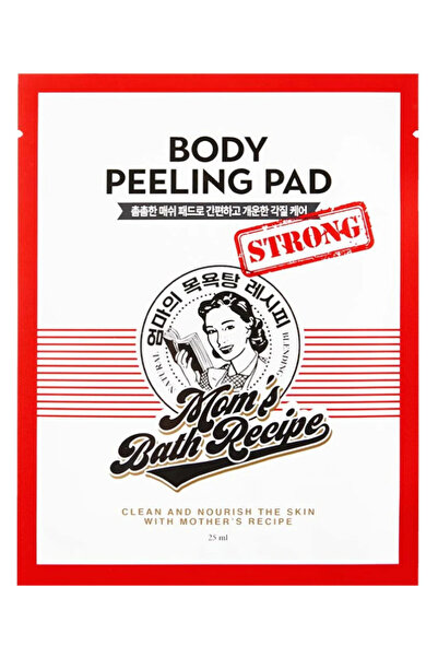 Moms Bath Recipe Mom’s Bath BHA & Cica Body Peeling Pad for Back Acne & Dead ...