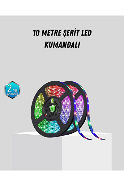 Epilons شريط إضاءة LED ذكي - مع جهاز تحكم عن بعد، ومنفذ USB، ووضع الموسيقى