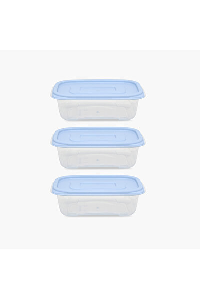 GLOO صندوق غداء مستطيل - مجموعة من 3 قطع