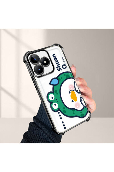 ucuc حافظة حماية من السيليكون الشفاف المتوافقة مع هاتف Realme Note 50 4G، تصم...