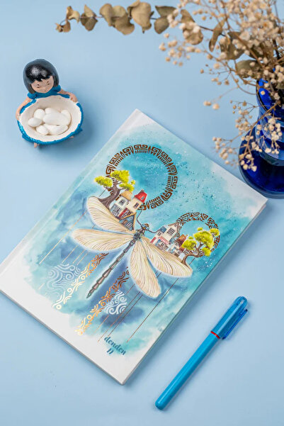 denden Yusufçuk Umudun Aşki̇ Hard Cover Notebook 17X24 cm Gilt Series Lined