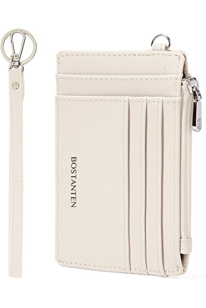 BOSTANTEN Small Wallet For Women RFID Leather Holder Slim Wristlet Keychain W...