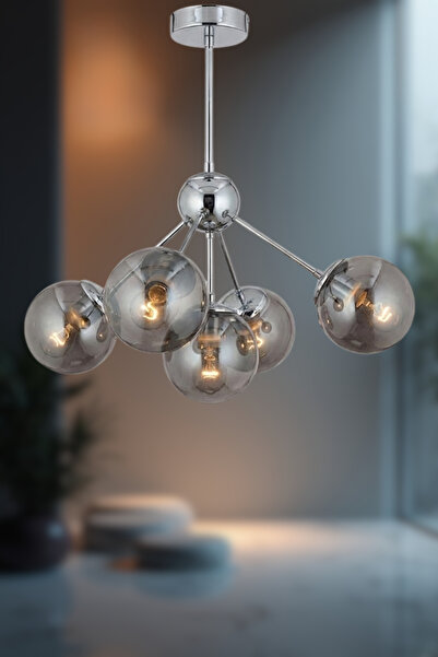 RONİSU AYDINLATMA Axiva Sarkıt Avize – 4 Farklı Renk Seçenekli Modern Tasarım...