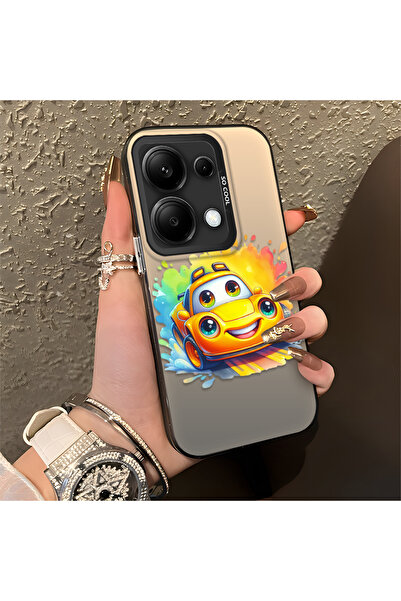 Hontinga حافظة سيليكون رفيعة مقاومة للصدمات بنمط سيارة لعبة متوافقة مع هاتف P...