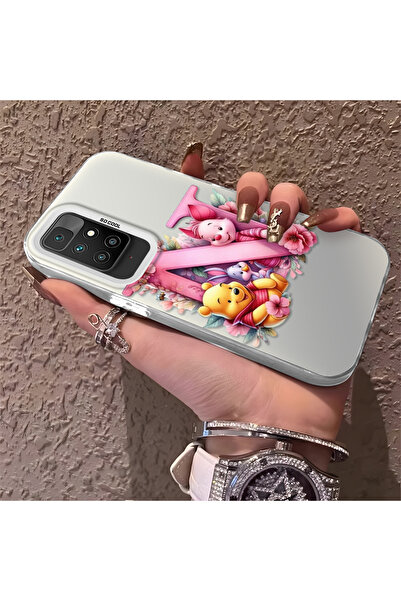 Hontinga حافظة رقيقة وصلبة متوافقة مع كاميرا Redmi 10 2022، نمط دب لطيف