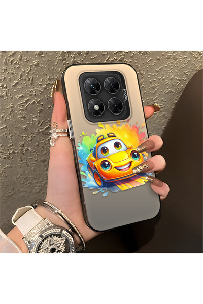 Hontinga حافظة سيليكون رفيعة مقاومة للصدمات بنمط سيارة لعبة متوافقة مع Poco X...