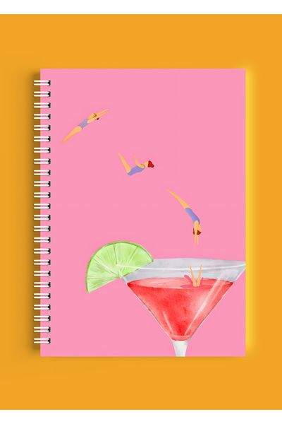 ARTHOUSECOLLECTIVE Blocnotes A4 cu spirală - Caiet de școală fără linii - 80 ...