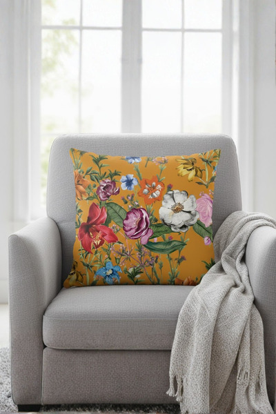 homytextiles Magnifica Renaissance Inspired Decorative Patterned 43X43Cm Thro...