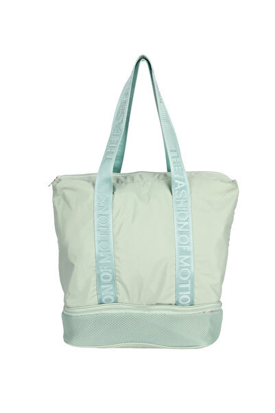 Set Jones Women's Fabric Sports Shoulder Bag with Shoe Compartment