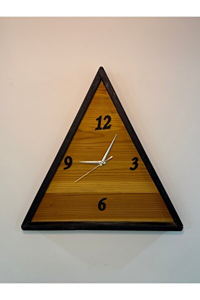 ESSA AKSESUAR VİRGO ÜÇGEN Ahşap Siyah Ceviz Mobilya Renk Desenli Yılbaşı Hedi...