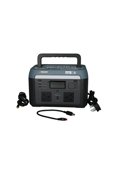 Wagan محطة طاقة ليثيوم كيوب EX6 بقدرة 600 واط