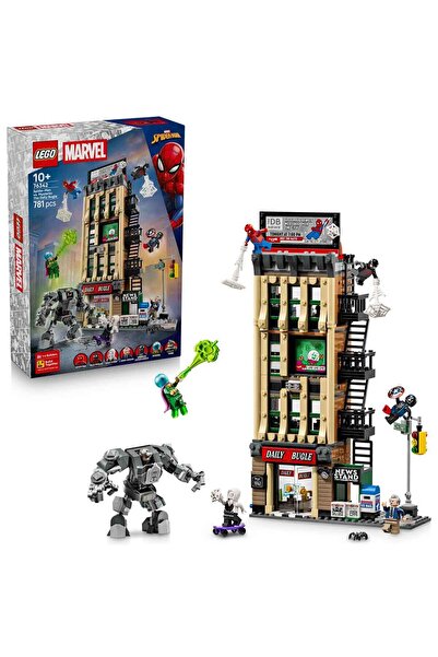 LEGO Marvel Örümcek Adam Mysterioya Karşı Daily Bugle 76342