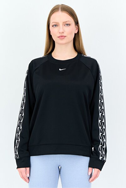 Nike Women Sportswear Fit Long Sleeve Outdoor Sweatshirt, Black