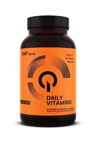 QNT فيتامينات يومية | 60 كبسولة | مُركّب أساسي من الفيتامينات والمعادن