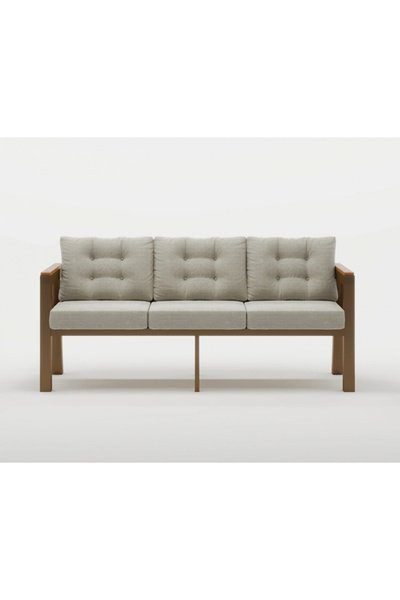 adımshops Elmas 3'lü (KREM) Metal Gövde Balkon-bahçe-kafe,çay Seti,koltuk Tak...