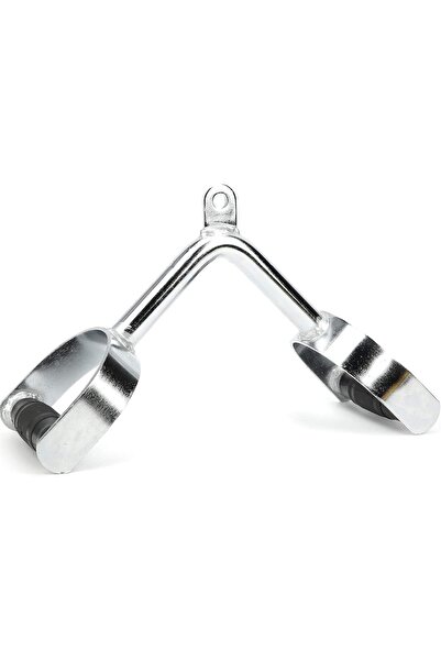 Generic V-Shaped Pull Down Tricep Cable Bar 28x15cm Steel Grip Strength Fitne...