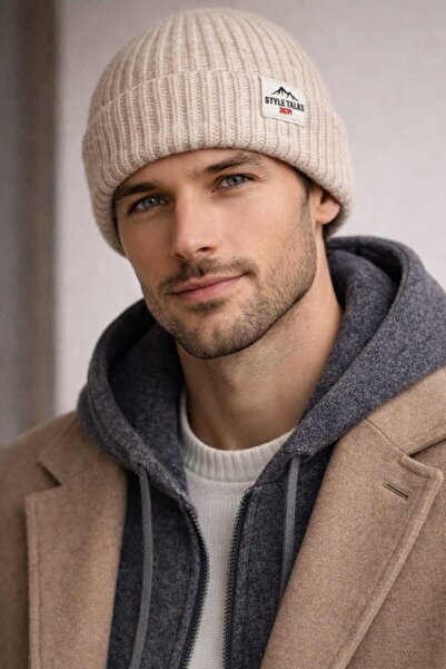 gigigiyim Basic Knitted Men's Beanie