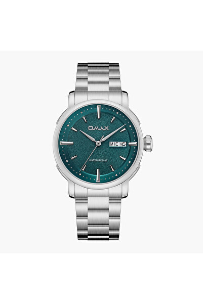 Omax ساعة رجالية بحزام معدني