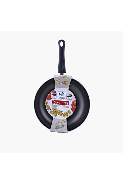 ROSSETTI مقلاة ووك ميلانو المصنوعة من الألومنيوم - 24 سم