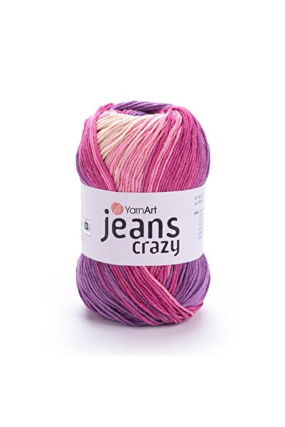 Yarnart Jeans Crazy El Örgü İpliği 50gr 8206 Çok Renkli - 1 ADET