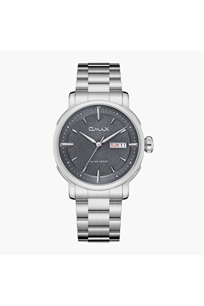 Omax ساعة رجالية كلاسيكية من الفولاذ المقاوم للصدأ