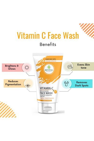 revival naturals Vitamin C Brightening Face Wash