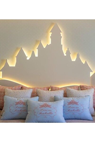 baskigo.com ديكور إضاءة غرفة الأطفال في قلعة ديزني الجنية مقاس 30 × 50 سم
