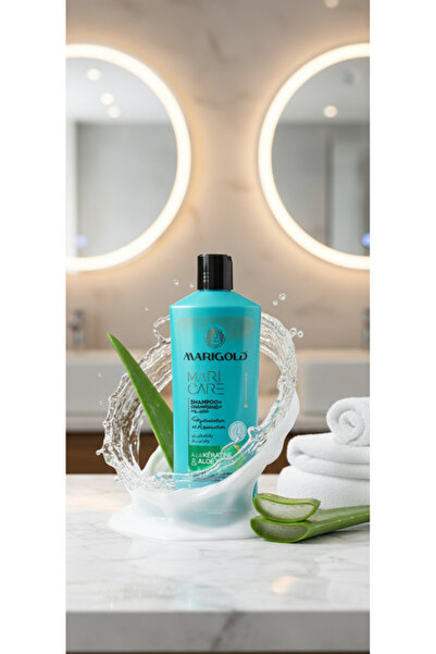 Marigold Mari Gold Keratin and Aloe Vera Shampoo 500 ml