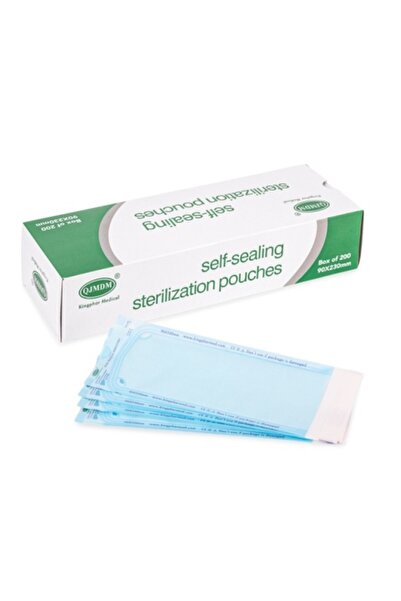 Allepaznokcie Set of 200 Sterilization Pouches 90 x 230 mm