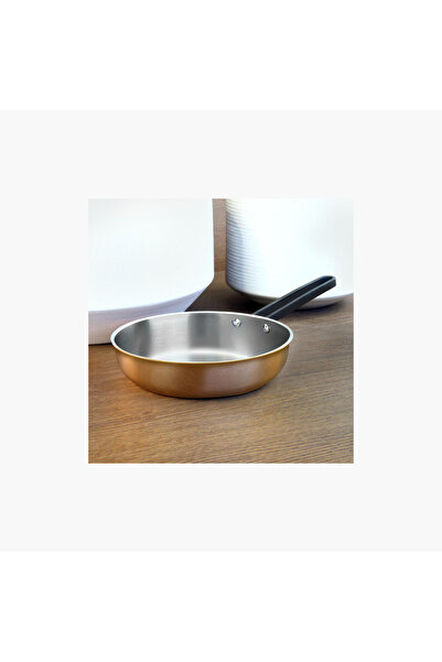 ROSSETTI Agostini Stainless Steel Fry Pan - 45x27 cms