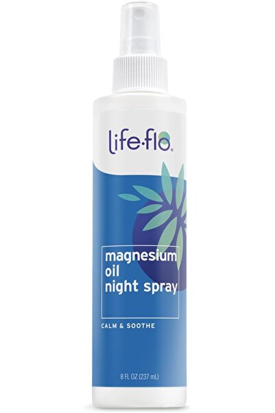 lifeflo لايف-فلو زيت المغنيسيوم، بخاخ ليلي، 8 أونصة سائلة (237 مل)