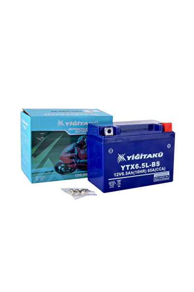 POWER-XTRA Yiğit 12V 6,5Ah (C10) Motosiklet Aküsü YTX6,5L-BS
