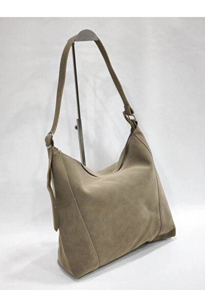 AYSAMOOD Women's Suede Shoulder Bag - with Belt