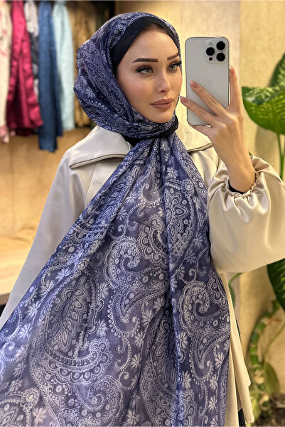 CUOCA LOUNGE Etnik Desenli İnce Vual Şal