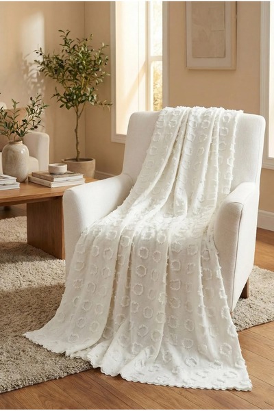 Bella Home 175x215 Κάλυμμα καναπέ με γένια - Αντιολισθητική βάση - Ύφασμα ζακ...