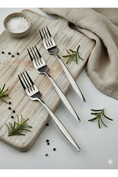 aktaş home 6-Piece Natural Pointed Dinner Forks
